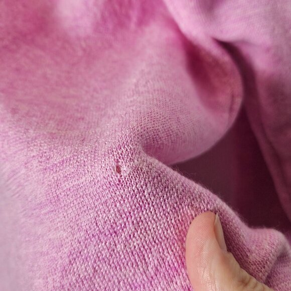 J. Crew‎ Womens Pink Gold Sequined Merino Wool Sweater M Floral Boxy - Picture 6 of 11